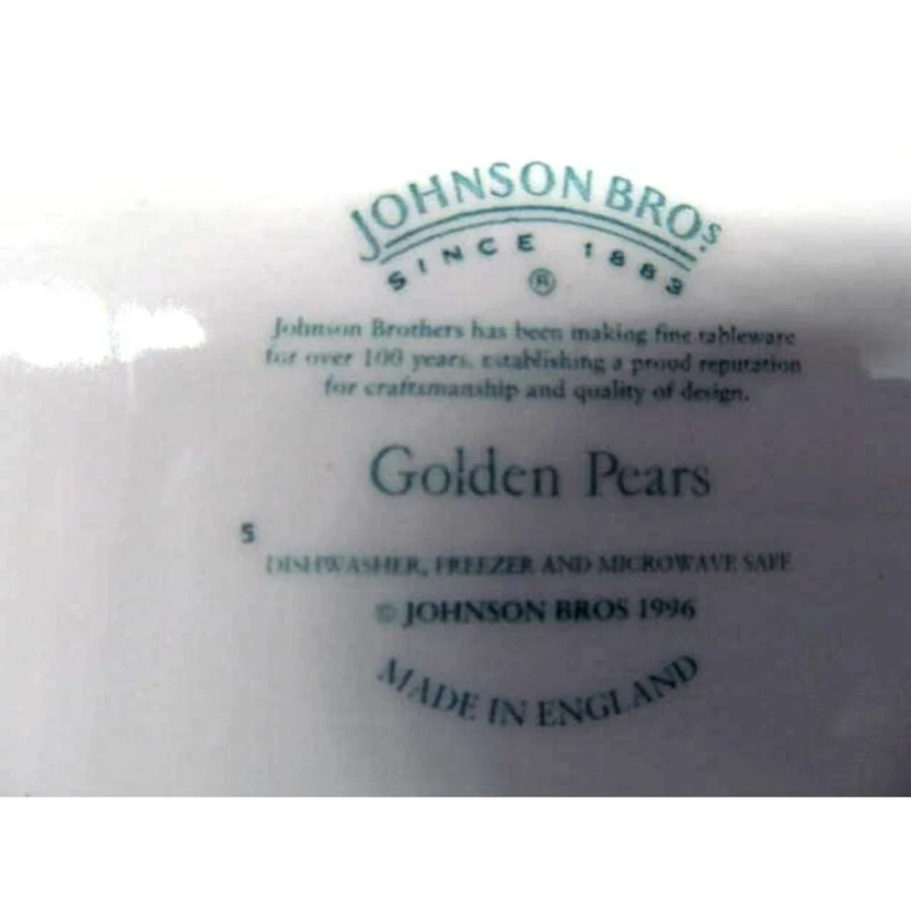 Johnson Brothers Golden Pears 10 3/4